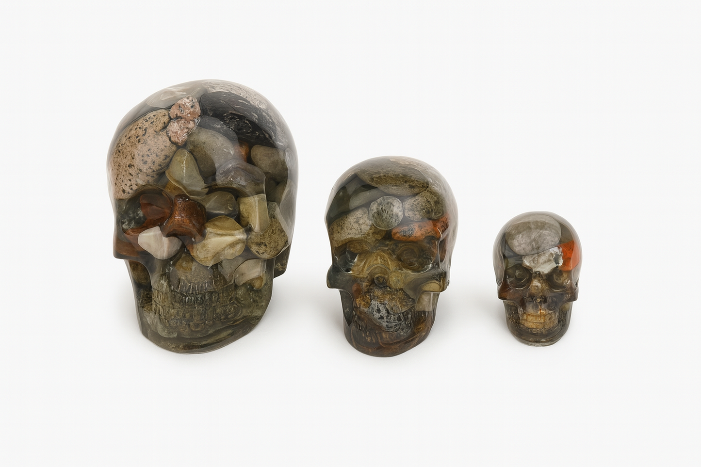 Skull with Stones