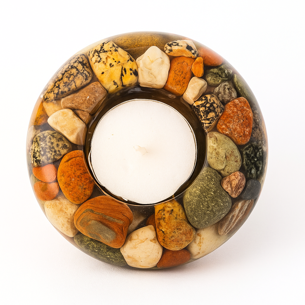Rock Tea-Light Holder