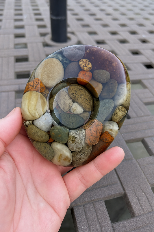 Rock Tea-Light Holder