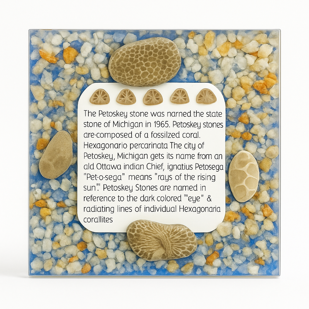 Petosky Informative Coaster