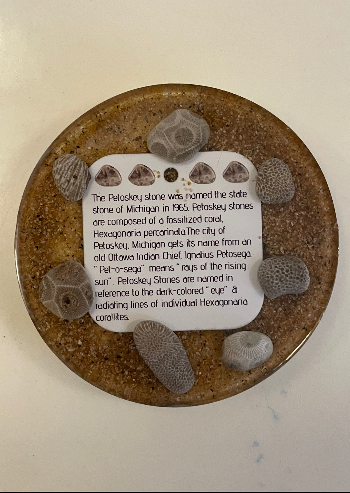 Petosky Informative Coaster