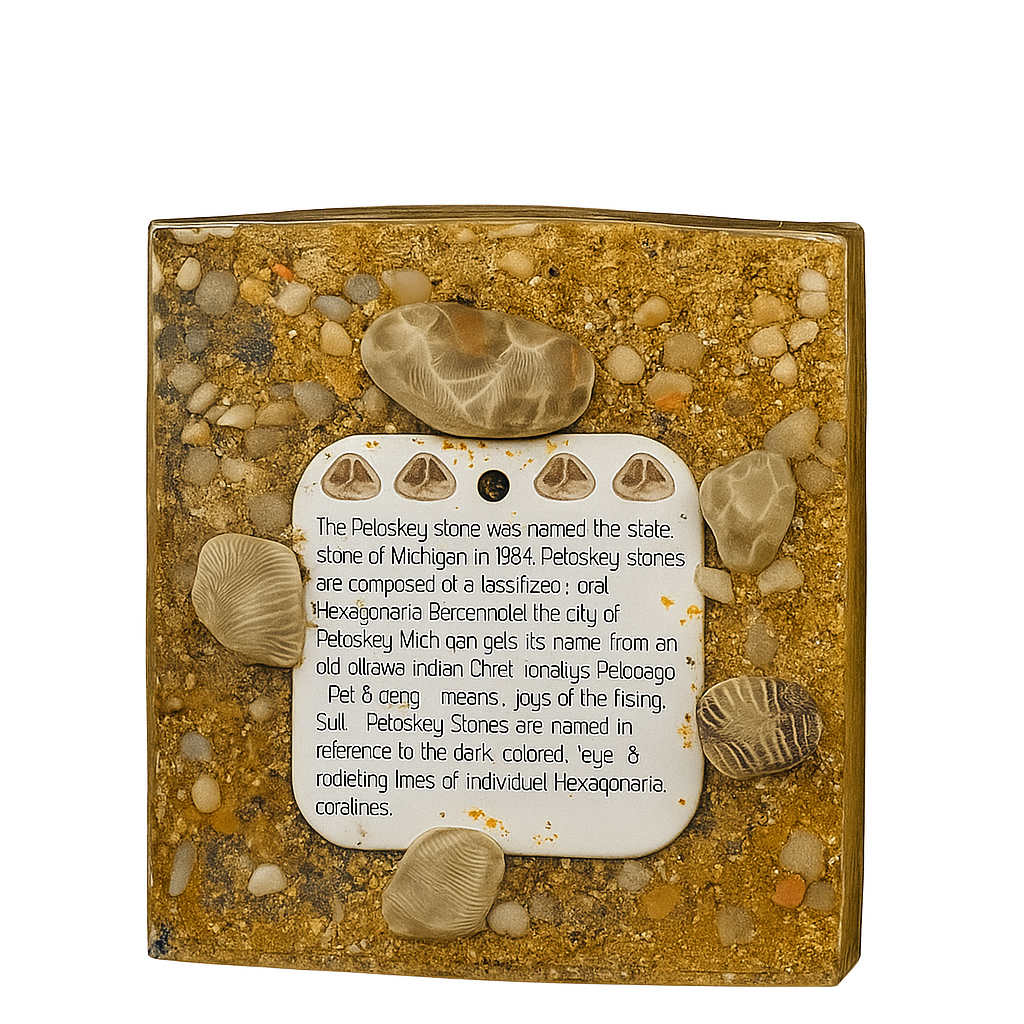 Petosky Informative Coaster