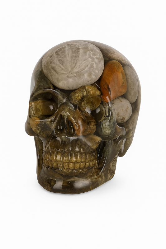 Skull with Stones