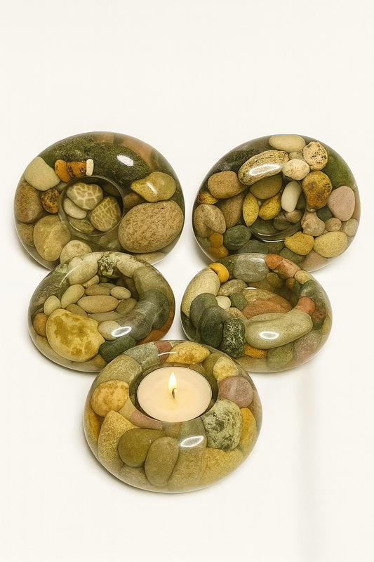 Rock Tea-Light Holder